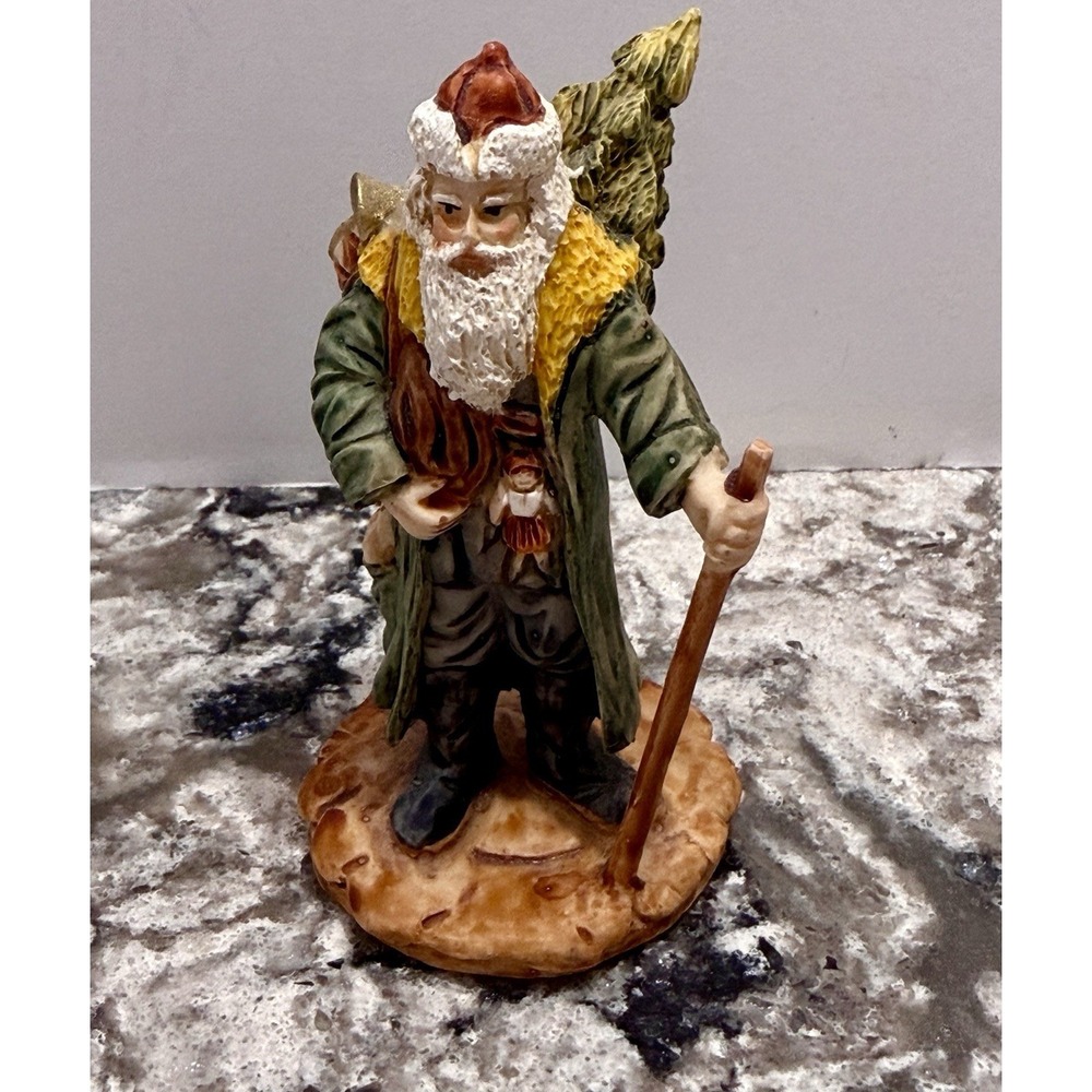Vintage 1987 Christmas Enesco Circa 1908 St Nicholas Santa Claus Figure